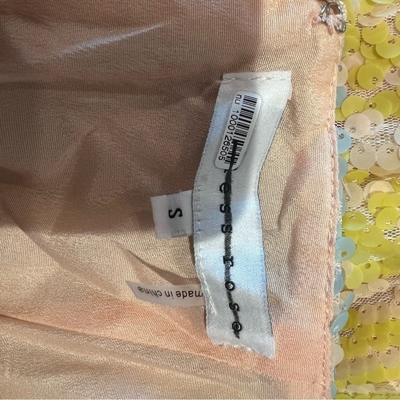 Anthropologie Endless Rose Sequin Pastel Midi Skirt NWOT Small JB - Picture 8 of 8